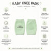 #1green1 Premium Anti-Slip Baby Knee Pads Green