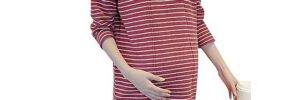 Fashion Maternity Sweater Dress Computer Knitted Technics OEM / ODM Service