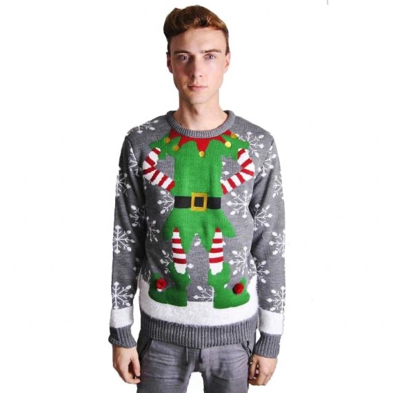 Suéter navideño para hombre divertido Joker