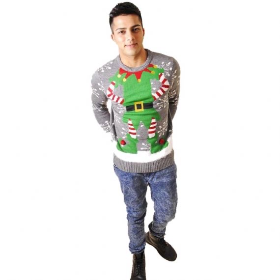 Suéter navideño para hombre divertido Joker