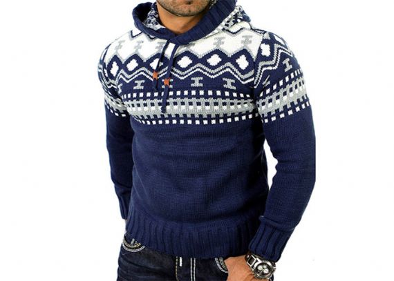 Suéteres divertidos de Navidad del telar jacquar elegante, sudadera con capucha pegajosa de la ropa de la Navidad para