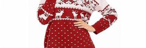 Turtleneck Winter Warm Christmas Reindeer Cute Sweater For Women