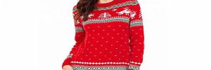 Girls China Cool Ugly Christmas Reindeer Snowflake Sweater Jumper OEM Service