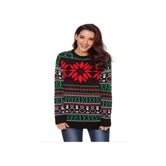 Lindos suéteres navideños feos para mujer