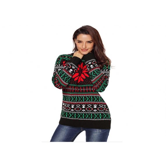 Lindos suéteres navideños feos para mujer