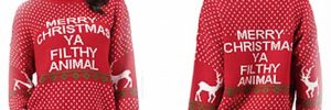 White Ugly Christmas Sweater Jumper Knitting Patterns 12 GG For Womens