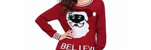 Custom Knitting Pattern Ugly Christmas Sweater Europe Style Long Sleeve Pullover