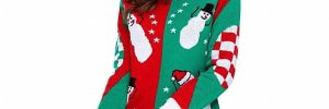 Red Funny Ugly Christmas Snowman Knitting Sweater Designs Ideas For Women
