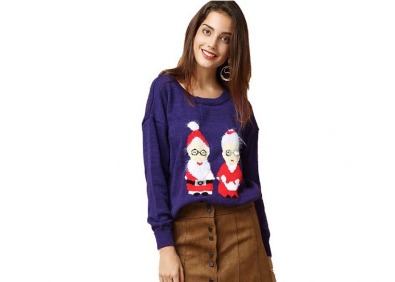 Camisolas fofas de Natal da vovó