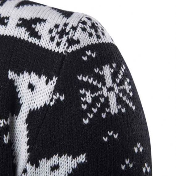 Proveedor de suéteres de rebeca de Navidad para hombre con cuello en V