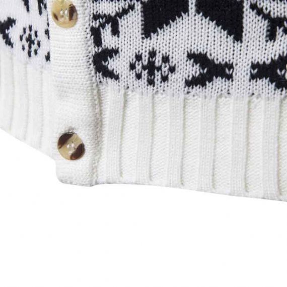 Proveedor de suéteres de rebeca de Navidad para hombre con cuello en V