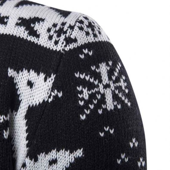 Proveedor de suéteres de rebeca de Navidad para hombre con cuello en V
