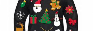 Reindeer Racing Funny Christmas Jumper Men