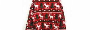 Unisex Red Ugly Design Santa Xmas Knitted Acrylic Sweaters For Party