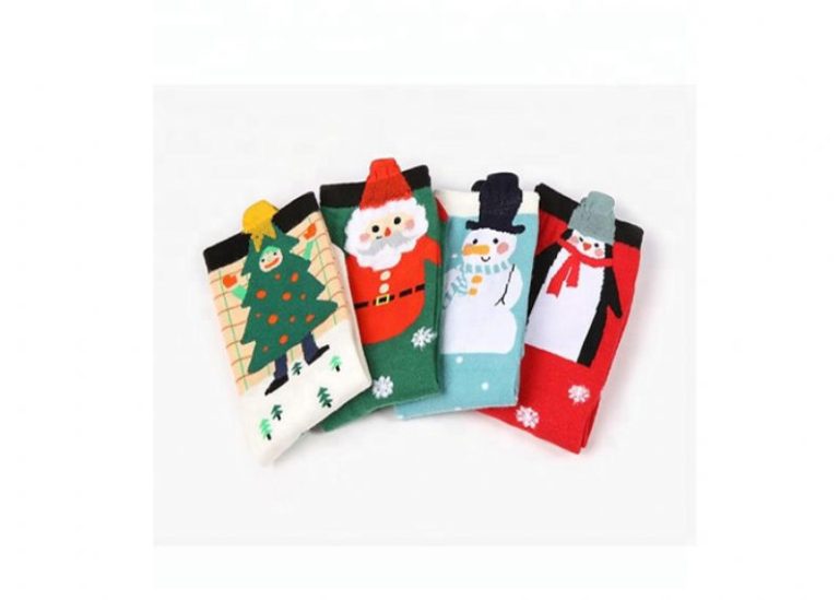 Unisex 168 Needles Knitted Warm Christmas Socks For Adult
