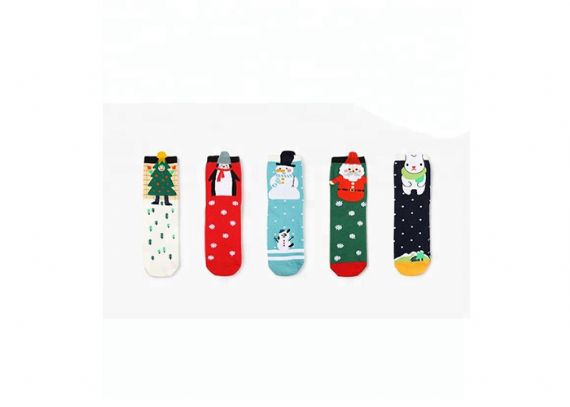 Calcetines de Navidad cálidos de punto unisex 168 agujas para adultos