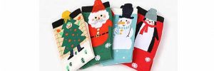 Unisex 168 Needles Knitted Warm Christmas Socks For Adult