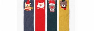 Decorative Womens Anti Slip Socks, Winter Christmas Socks