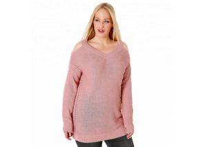 Pink Plus Size Sweaters for Women