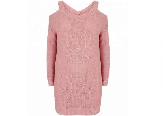 Suéteres rosas de talla grande para mujer