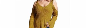 Sexy Drop Shoulder Cozy Knit Sweater Top