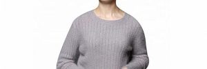 Splice Sleeves Cozy Knit Sweater Angora Rabbit Wool Materials Soft Warm For Ladies