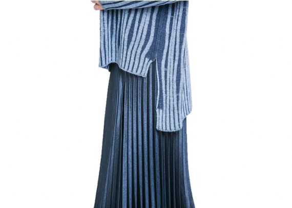 La nueva llegada de encargo hizo punto el suéter del jersey del tamaño extra grande de las rayas para las mujeres