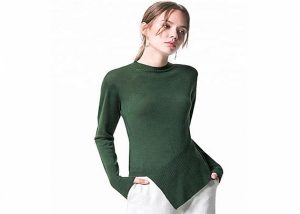 Irregular Hem Knit Sweater For Women