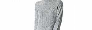 Side Vent Design Womens Knit Sweater Jumper Jersey 12 GG With Long Sleeve