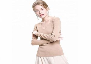 Thin Slim V Neck Pullover Women Sweater