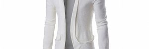 Mens Long Cotton And Acrylic 12GG Cable Cozy Knitted Cardigan Sweaters Autumn