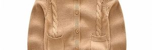 Winter Cute Cotton Kids Knit Sweater Long Sleeve Deisgn Crew Neck Collar