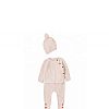 Pure Cotton Newborn Baby Sweaters , Childrens Cardigan Sweaters With Hat Set