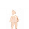 Pure Cotton Newborn Baby Sweaters , Childrens Cardigan Sweaters With Hat Set