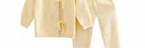V Neck Kids Knit Sweater Long Sleeve Baby Sweet Soft Argyle Sweater Pattern