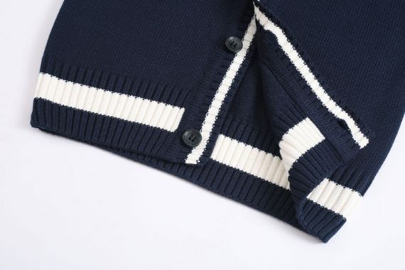 Vestido del suéter de las muchachas de la manga larga, calibre del estilo 12 del Reino Unido de los vestidos de la niña