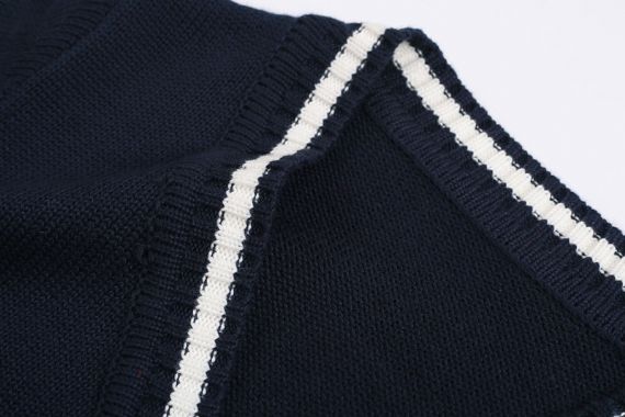 Vestido del suéter de las muchachas de la manga larga, calibre del estilo 12 del Reino Unido de los vestidos de la niña