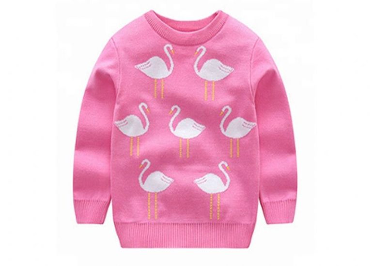 Mercerized Cotton Kids Knit Sweater Jumper