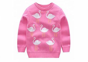 Mercerized Cotton Kids Knit Sweater Jumper