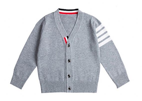Bonito uniforme escolar para niños, cárdigan con cuello en V, otoño, para estudiantes de primaria