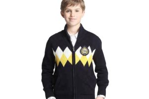 British Style School Uniform Sweaters Anti Static Long Sleeve Type For Children