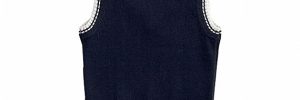 Navy Blue School Uniform Sweater Vest