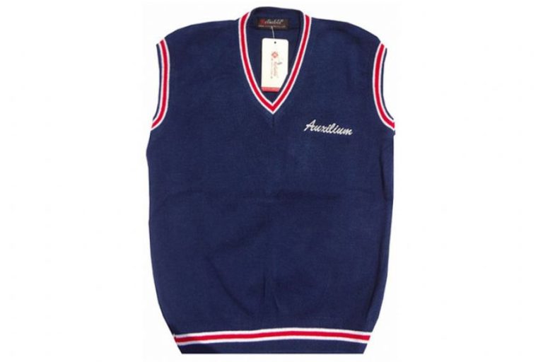 Pure Cotton Knitted School Uniform Sweaters Sleeveless Vest Unisex Gender