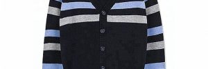Long Sleeve Knitting School Uniform Sweaters Cotton And Acrylic Material For Boys