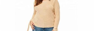 Beige Oversized Jumper for Women