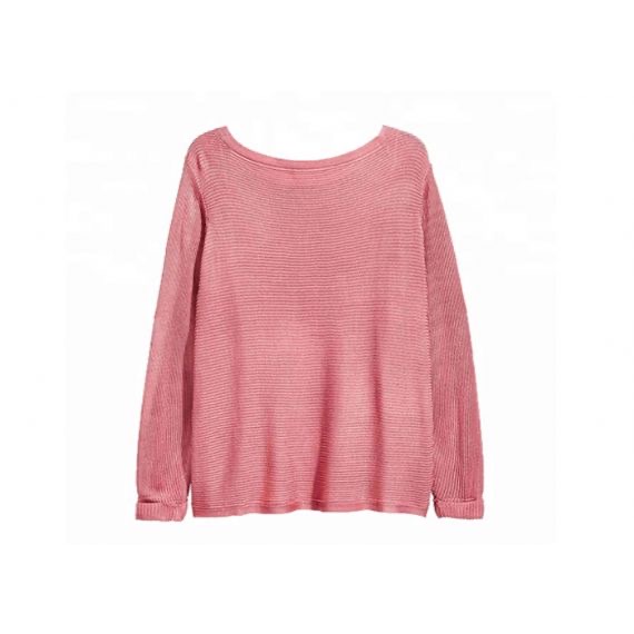 Pink Ladies Plus Size Clothing 6XL Extra Long Sweaters Arc Edge Element