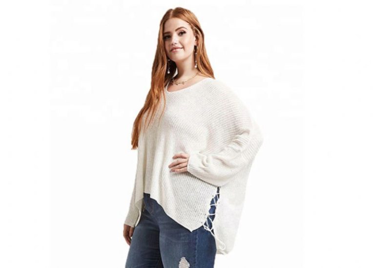 British Style Oversized Open Knit Sweater , Oversized Jumper Womens For Fall