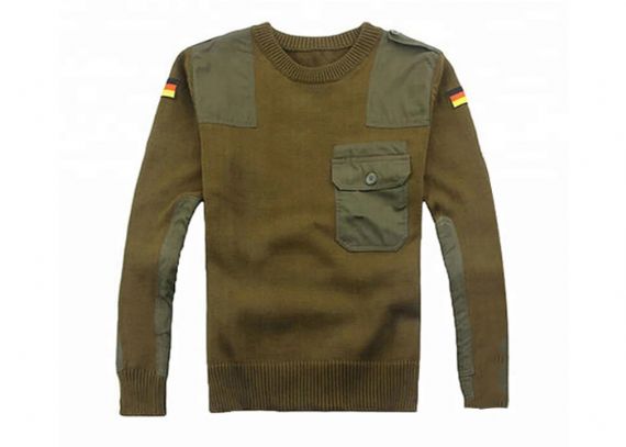 Suéter de comando británico OEM, suéter de comando para hombre