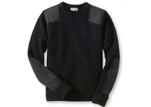 Black Commando Military Uniform Security Sweater