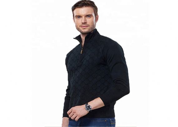 ULTRAVIOLETA anti del modelo de la tela escocesa del suéter del uniforme militar que hace punto del cuello alto para